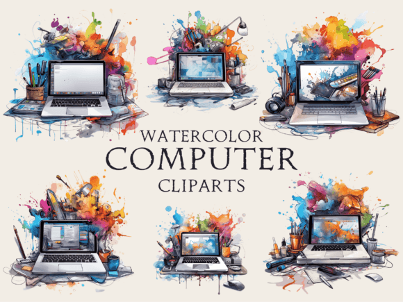 Download Watercolor Computer Clipart - Premium Resources