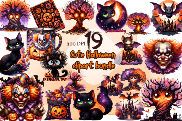 Download Cute Halloween Sublimation Clipart - Premium Resources
